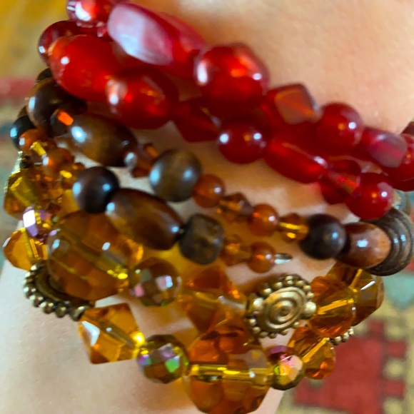 Set of Beaded Bracelets - Picture 2 of 2